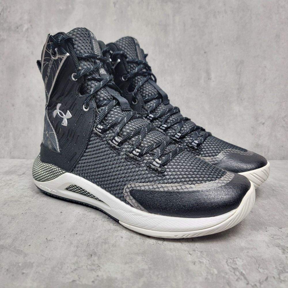 Under Armour Womens HOVR Highlight Ace 3.0 Black Volleyball Shoes Size 7 Sneaker